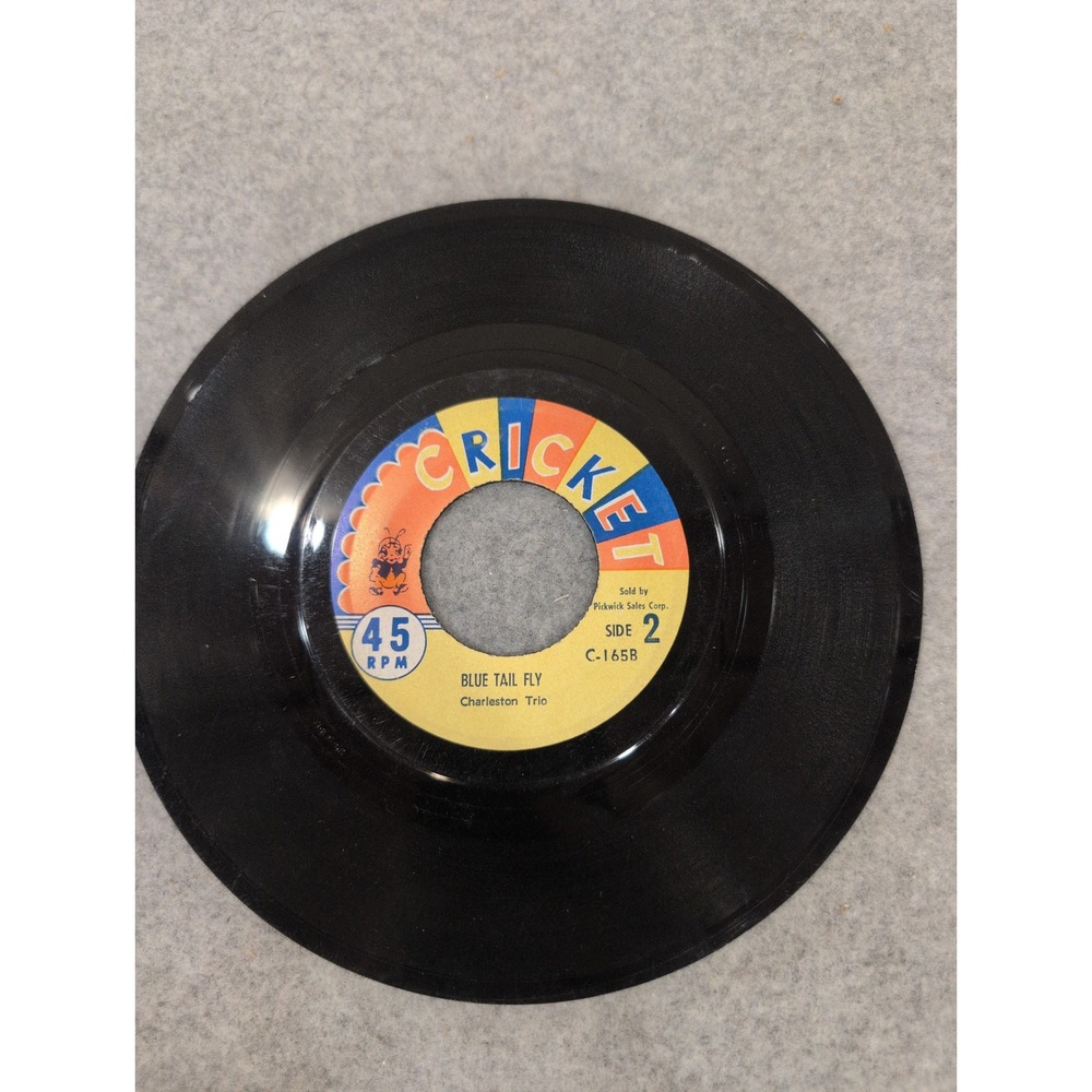Cricket Records Greensleeves Kate Smith Blue Tail Fly 45 RPM Vinyl C-165 - Picture 2 of 3